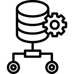 Sticker - Data Storage Icon