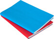Book or textbook isolated png transparent file, notebook is object element design for decoration.