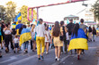 © Irina Flamingo - Berlin, Germany 24 august 2022: Peaceful march of Ukrainians through Berlin on Ukraine's Independence Day