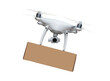 © Andy Dean - Transparent PNG Drone UAV In Flight With Package Attached.
