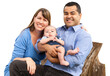 © Andy Dean - Transparent PNG Mixed Race Hispanic and Caucasian Young Family.