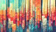 © Fokasu Art - 3D render abstract colorful texture background series design