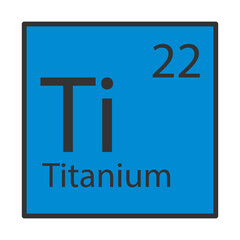 Sticker - Icon Of Chemistry Element