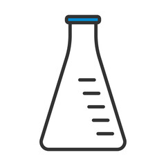 Canvas Print - Icon Of Chemistry Cone Flask