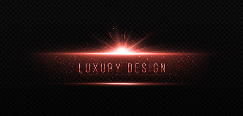 Wall Mural - abstract shine banner with twinkle star. luxury element with sparkles particles. luminous design for