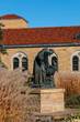 Statue of St. Francis of Assisi at The Sisters of St. Francis Congregation in Assisi Heights, Rochester, Minnesota, USA