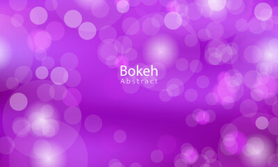 Sticker - Abstract background with bokeh ,background with bokeh, Purple bokeh 