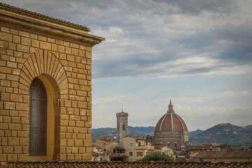 Canvas Print - Florence cityscape with Duomo Cathedra