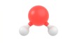 © Ricardo - h2o molecular structure model 3d representation, also called water molecule. can be used to represent hydrogen and oxygen atoms, physics and chemistry
