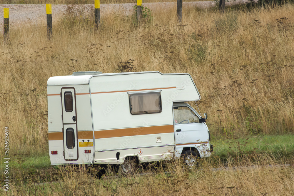 Driving A Rascal Vauxhall Bedford Rascal 1991 Nipper, 3 Berth, Overcab bed Campervan ...