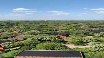 Sticker - Panorama du parc historique de Bagan - Myanmar