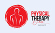 © Rana - Vector illustration design concept of world physical therapy day observed on every september.