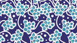 monochrome leafs and dots pattern for decoration and textiles. small motif for decoration and clothing fabrics