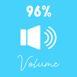 © PidcoArt - volume percentage sign vector isolated. sound for graphic design,logo,website