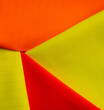 Yellow and red High Visibility Textiles fabric set