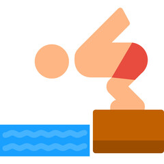 Sticker - Diving Icon