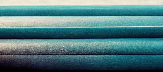 Abstract faded ocean blue woody pencil waves and lines, grainy fiber chipped texture with camera styled bokeh blur and vintage filtering - background for relaxing, calming nautical vibes. 