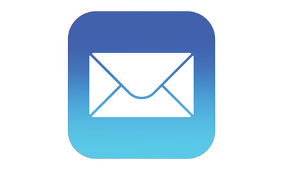 Apple IOS mailing app icon Vector, developed and maintained by Apple Inc