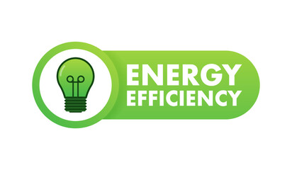 green energy efficiency. vector logo. chart concept. green energy background