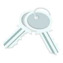 Canvas Print - keys door security