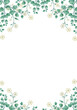 © Motion Box - Watercolor floral BORDER / FRAME png with transparent background