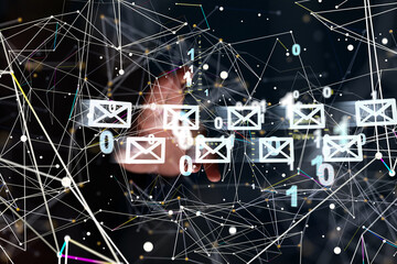 Mail Communication Connection message to mailing