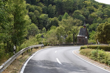 Poster - Straße durchs Elztal mit Brücke