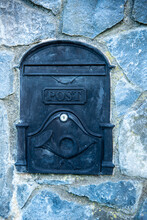 Post Box, Embedded In A Stone Wall
