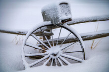 Snow Covered Wheel