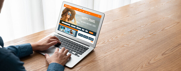 Online travel agency website for modish search and travel planning offers deal and package for flight , hotel and tour booking