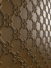  3D effect embossed perspective rendered background pattern.
