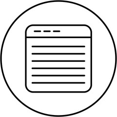 Website Line Icon