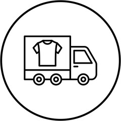 Wall Mural - Laundry Service Line Icon