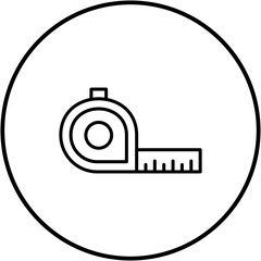 Poster - Measuring Tape Line Icon