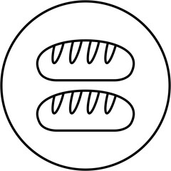 Poster - Loaf Line Icon