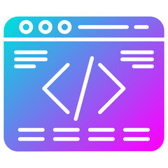 Web Programming Line Icon