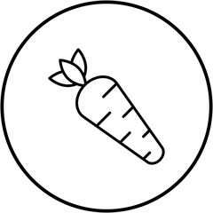 Sticker - Carrots Line Icon