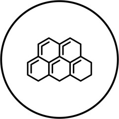 Wall Mural - Honeycomb Line Icon