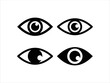 © KHURSHED - Human eye icon. Hand drawn symbol