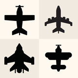 Fototapeta  - set of airplanes