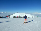 Fototapeta Natura - Skifahren in Saalbach Hinterglemm Leogang