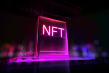 3d Illustration Of NFT Nonfungible Tokens Concept