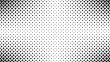 Abstract Geometric Halftone Background With Star Shapes. Seamless Halftone Pattern Of Four Point Star.