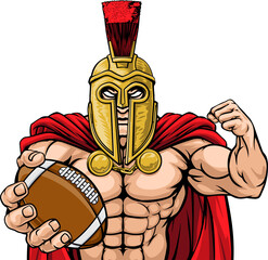 Wall Mural - Spartan Trojan American Football Sports Mascot