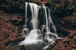 © Fauren - Frosty waterfall Tosanovsky in autumn colours in a beautiful unforgiving part of the Beskydy Mountains in eastern Czech republic, central Europe