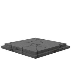 Wall Mural - Display stand. Product display. 3D element.