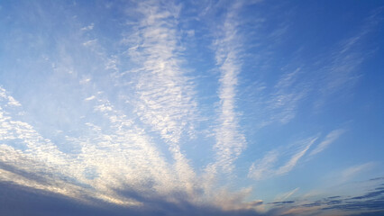 sky and clouds blue cloudscape