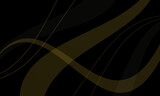 Fototapeta Kuchnia - Abstract Black Gold Gradient Wave Concept Background Effect Design