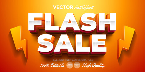 Wall Mural - Flash Sale Text Effect