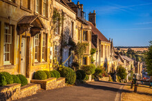 Row Houses In The Cotswold Village Of Burford